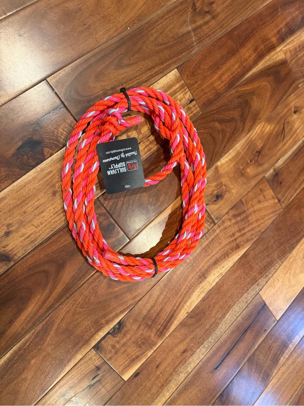 Sullivan Supply Twisted Paracord Rope - orange Pink teal nwt